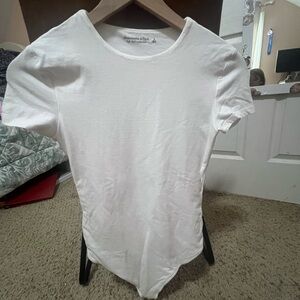 Abercrombie & Fitch Soft White bodysuit - size Small